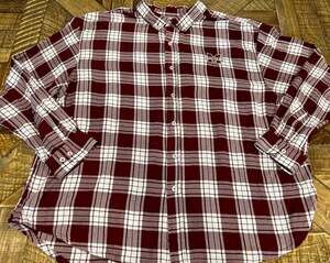 Knights Apparel Mississippi State Bulldogs Plaid Shirt Size 2XL/2XG Maroon